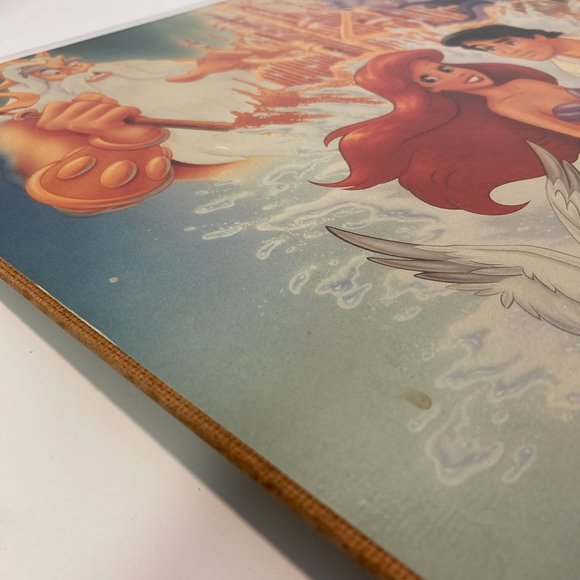 Vintage 1989 The Little Mermaid Banned Cover Framed Poster Disney OSP #81668 - Picture 3 of 12